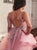 A Line Asymmetrical Prom Dresses 