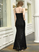 Zipper Up Black Evening Dresses