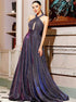 Halter A Line Sleeveless Backless Satin Prom Dresses LBQ2622