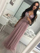 Floor Length Pleats Evening Dresses