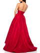 Backless Red Evening Dresses