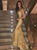 Golden Sweep Train Evening Dresses