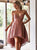 Spaghetti Straps Sweetheart High Low Lace with Pocket Prom Dresses