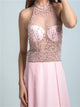 Floor Length Sleeveless Prom Dresses
