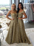 A Line Off The Shoulder Sweetheart Lace Prom Dresses LBQ2153