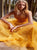A Line Orange Tulle Spaghetti Straps Appliques Prom Dresses