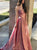 Spaghetti Straps A Line Taffeta Prom Dresses