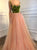 A Line Sweetheart Tulle Appliques Prom Dresses
