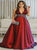 Sleeveless Satin Prom Dresses With Beadings