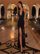 Floor Length Sleeveless Prom Dresses with Split