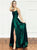 Spaghetti Straps Floor Length Prom Dresses with Slit