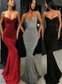 Mermaid Spaghetti Straps Prom Dresses LBQ1183