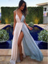 Spaghetti Straps Split Side Prom Dresses LBQ1085