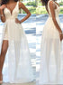 Sheath Straps Floor Length Chiffon Prom Dress LBQ0509