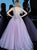 Sweep Train Pink Evening Dresses