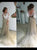 A Line Bateau Floor Length 3/4 Length Tulle Prom Dresses
