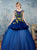 Ball Gown Scoop Floor Length Tulle Prom Dresses 