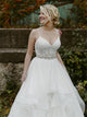 Beading Sweep Train Wedding Dresses