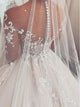 Lace Wedding Dress With Chapel Train