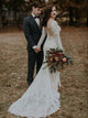 Sweep Train Ivory Evening Dresses