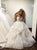 Floor Length Ivory Tulle Sleeveless Wedding Dresses