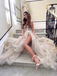 V Neck Appliques Wedding Dresses
