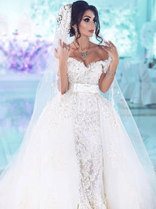 Lace Appliques Wedding Dresses