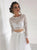 A Line Scoop Long Sleeves Lace Ivory Tulle Wedding Dresses 