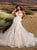 Mermaid Lace Appliques Tulle Wedding Dresses with Sweep Train 