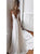 A Line Deep V Neck Satin Beach Wedding Dresses