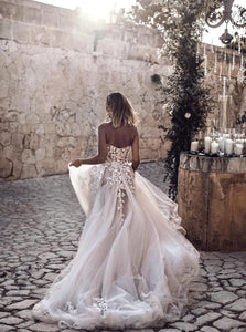 A Line Sweetheart White Bridal Gowns