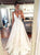 A Line Spaghetti Straps White Wedding Dresses