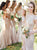 Sheath Scoop Cap Sleeves Sequins Pleats Bridesmaid Dresses 