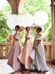 Sweep Train Blue Evening Dresses