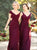 A Line V Neck Chiffon Open Back Pleats Bridesmaid Dresses