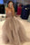 Stylish Spaghetti Straps V Neck Tulle Long Puffy Prom Gown, Formal  Dress GJS206