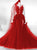 Beautiful Backless Tulle  Appliques Long Prom Evening Dress ZXS595