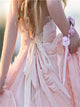 Lace Up Flower Girl Dresses