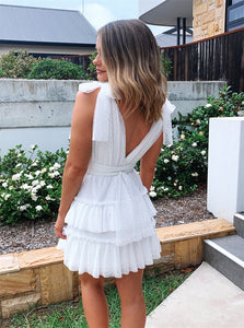 Open Back Tulle Homecoming Dresses