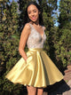 Above Knee A Line Homecoming Dresses with Pockets