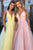 Gorgeous Deep V Neck Prom Dresses Evening Dresses Beading ZXS1032