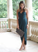 Tea Length Green Evening Dresses