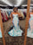 Mermaid Spaghetti Straps Sequins Prom Dresses 