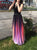 Sweep Train Colorful Evening Dresses