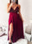 A Line Spaghetti Straps Satin Prom Dresses with Beadings
