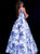 Sweep Train Blue Evening Dresses