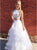 Sweep Train White Evening Dresses with Beadings