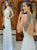 Floor Length Beadings White Evening Dresses