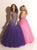 Ball Gown Sweetheart Sequins Tulle Prom Dresses