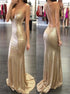 Sequins Mermaid Halter Criss Cross Prom Dress LBQ3628